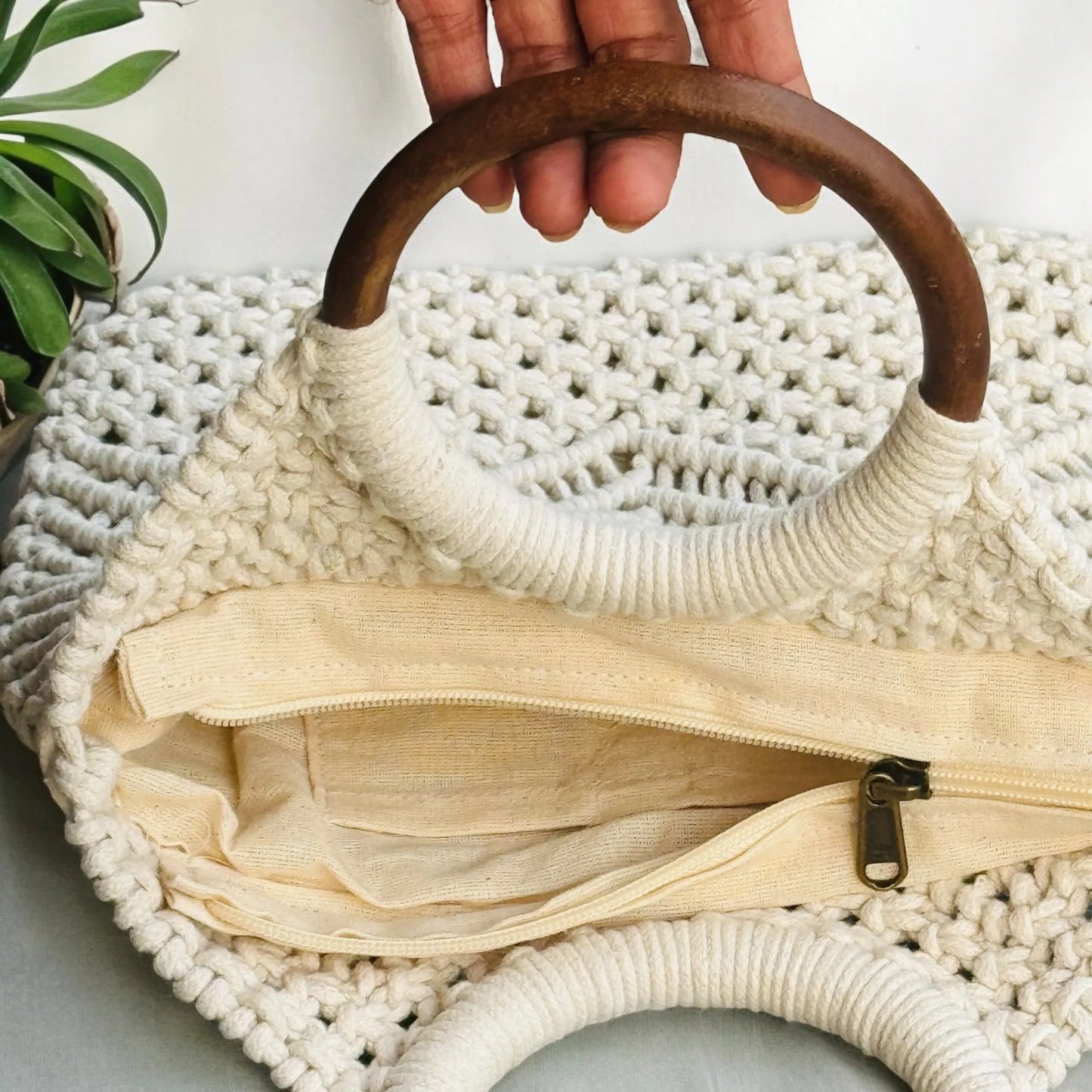 Cotton Macrame Bag
