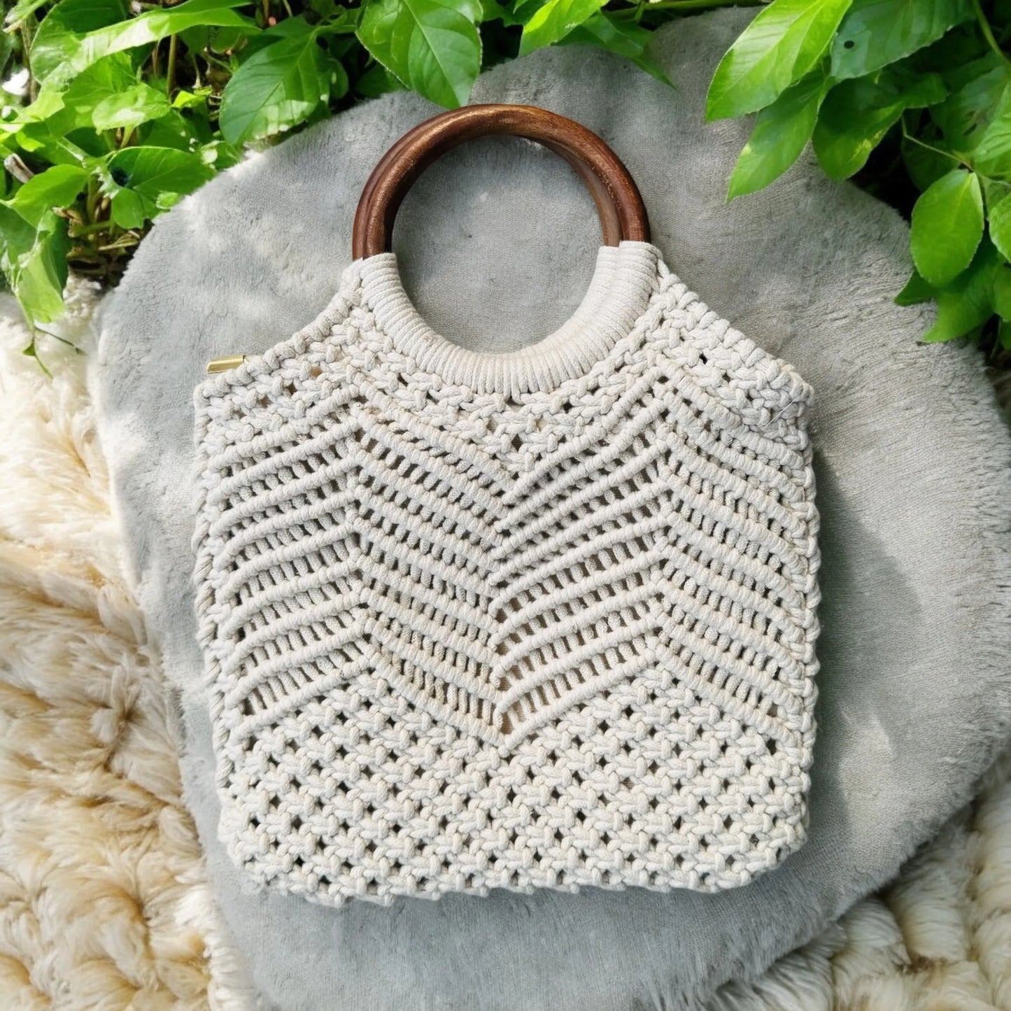 Cotton Macrame Bag