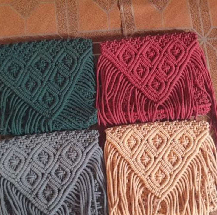 Handmade Macramé Bag Crossbody Vintage Style Bag | Sling Purse For Women
