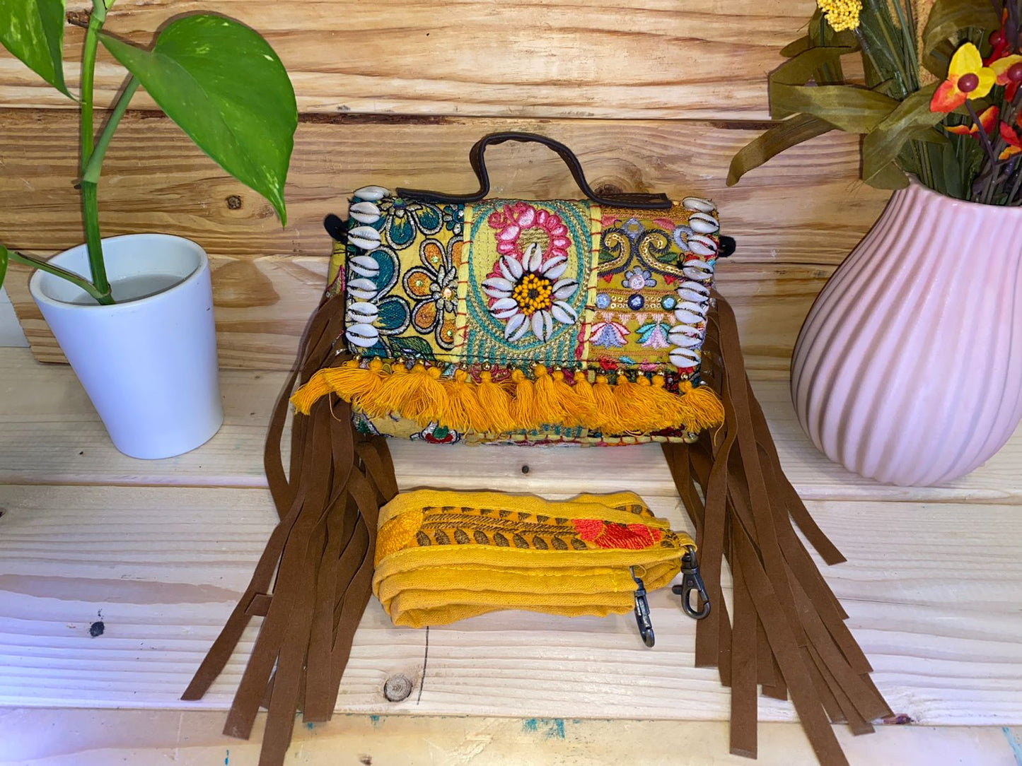 indian patchwork handmade banjara tote embroidery cultch women bag