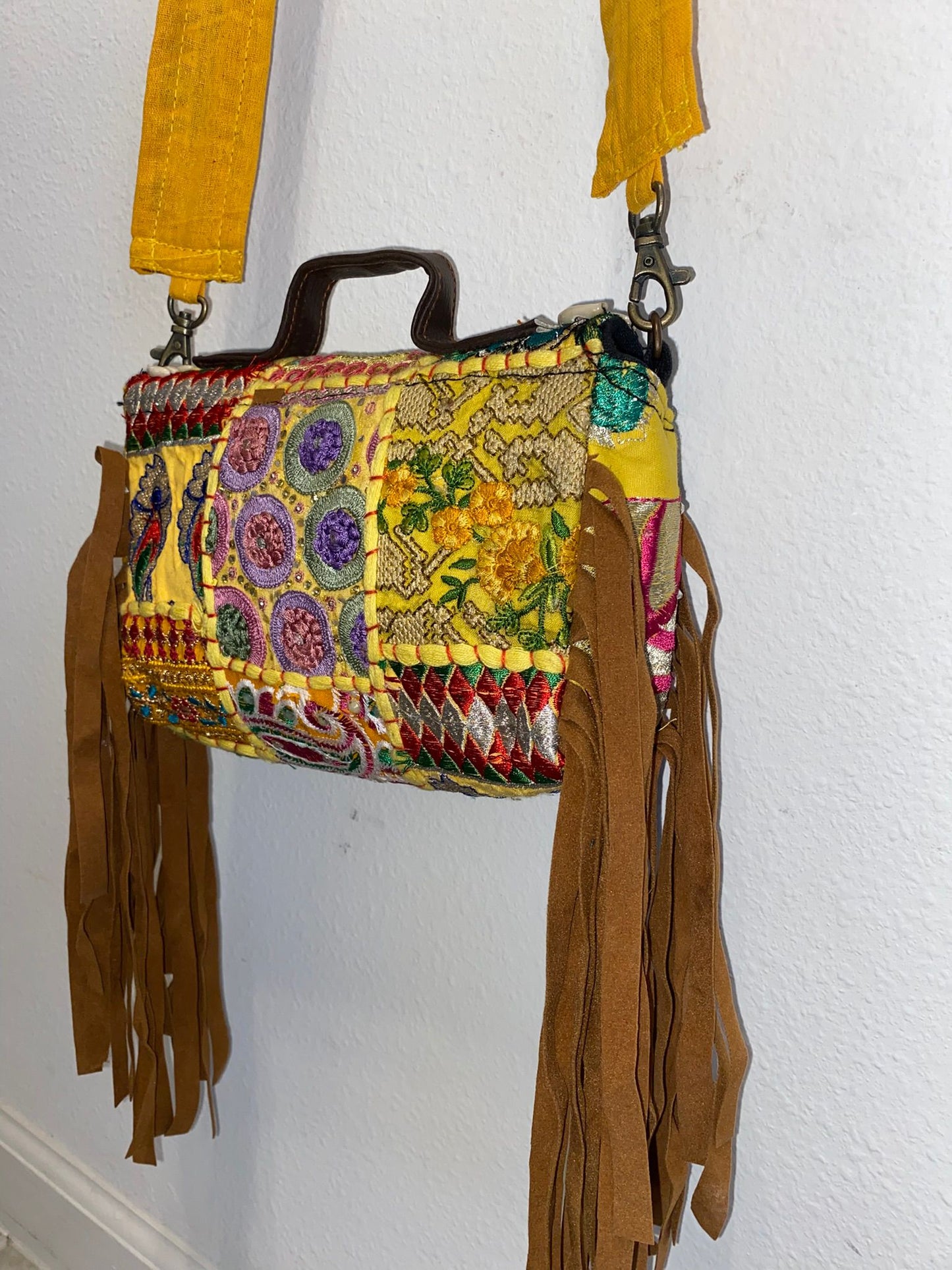 indian patchwork handmade banjara tote embroidery cultch women bag