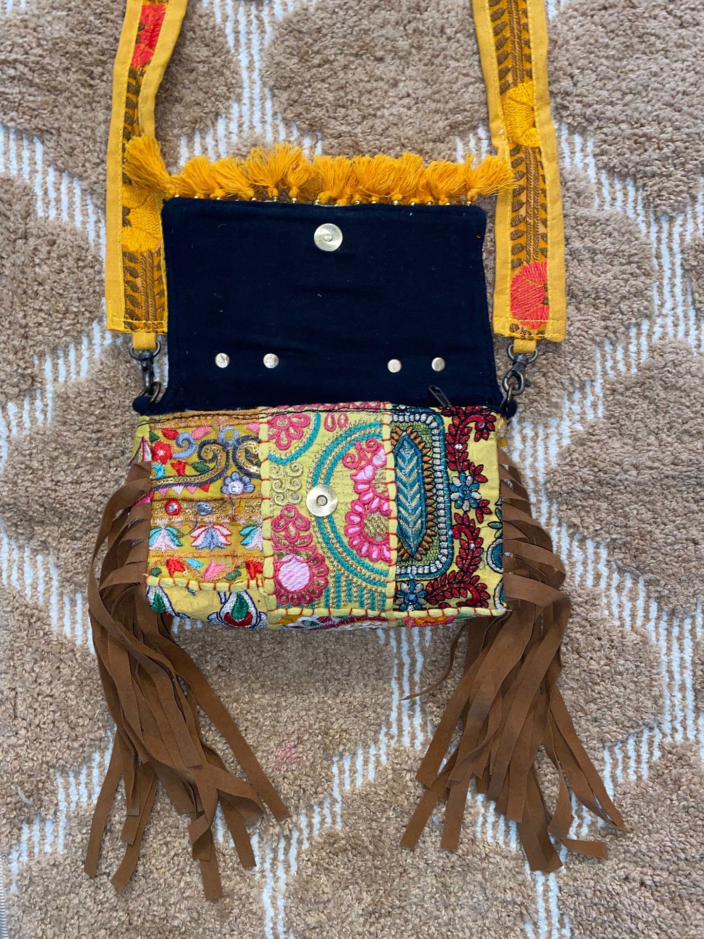 indian patchwork handmade banjara tote embroidery cultch women bag