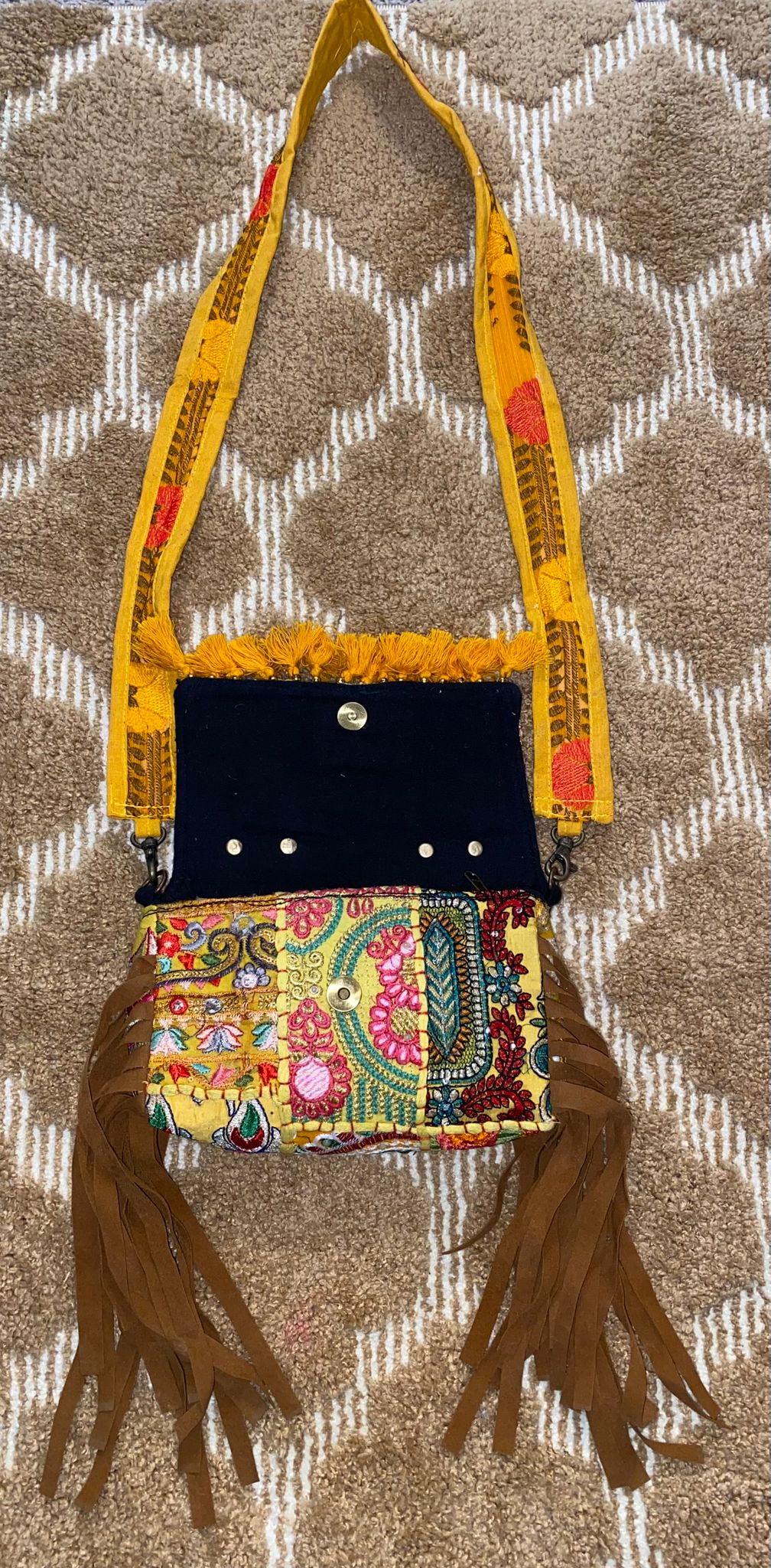 indian patchwork handmade banjara tote embroidery cultch women bag