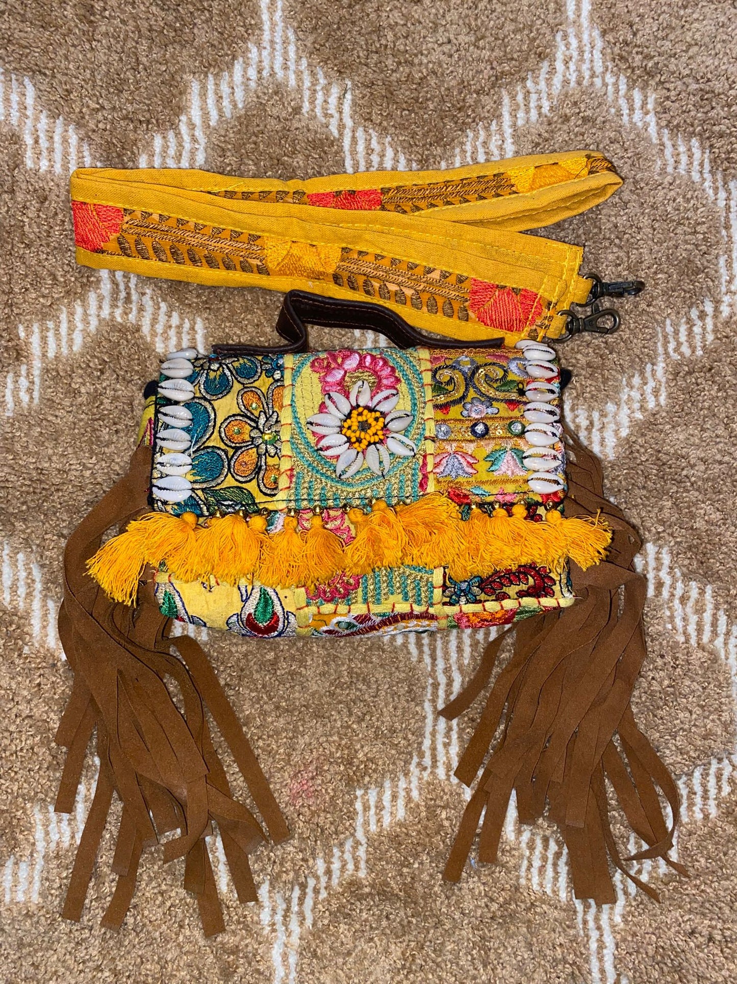 indian patchwork handmade banjara tote embroidery cultch women bag