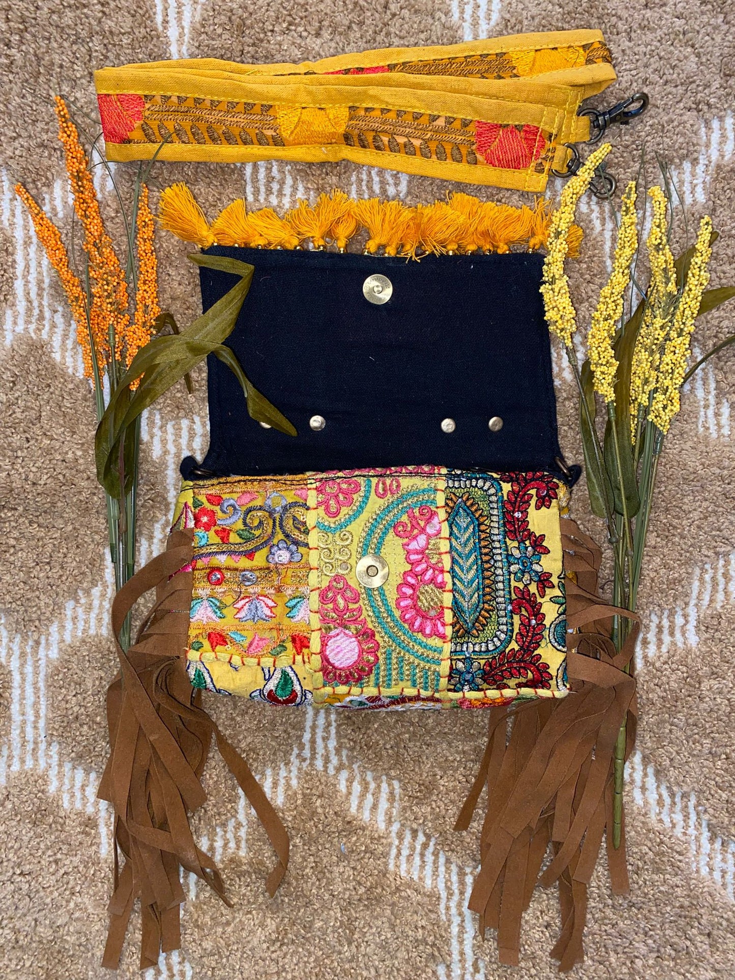 indian patchwork handmade banjara tote embroidery cultch women bag
