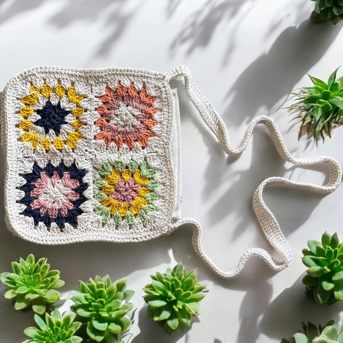 Handknitted Sling bag
